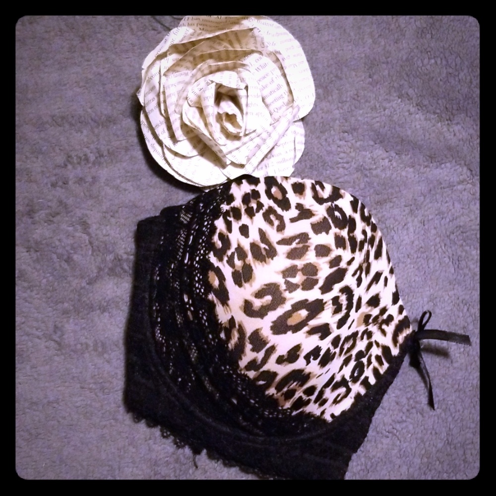 New Leopard Lace Bra